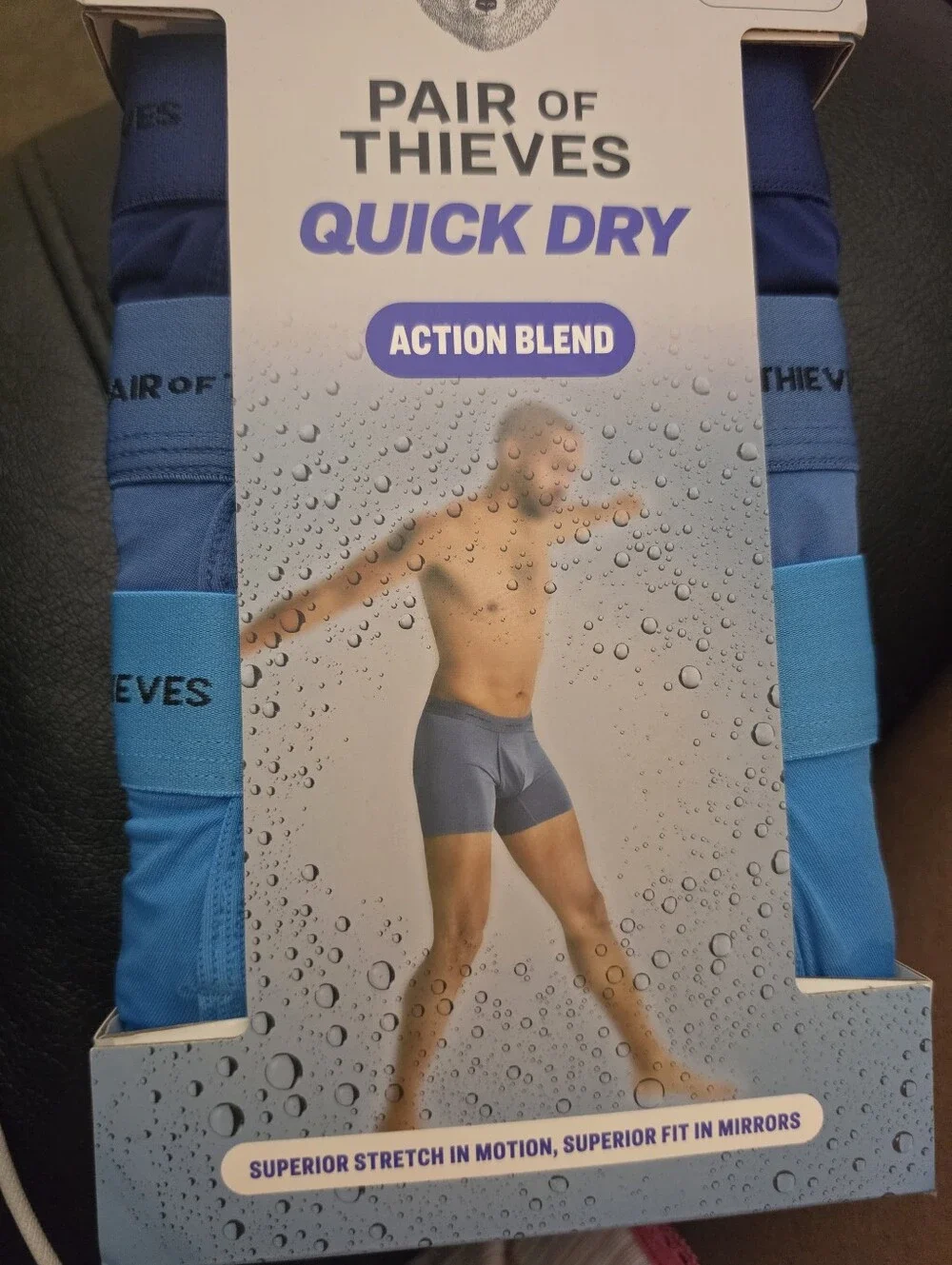 Pair of Thieves Men's 3 Pack Quick Dry Cotton Boxer Briefs Size M 31